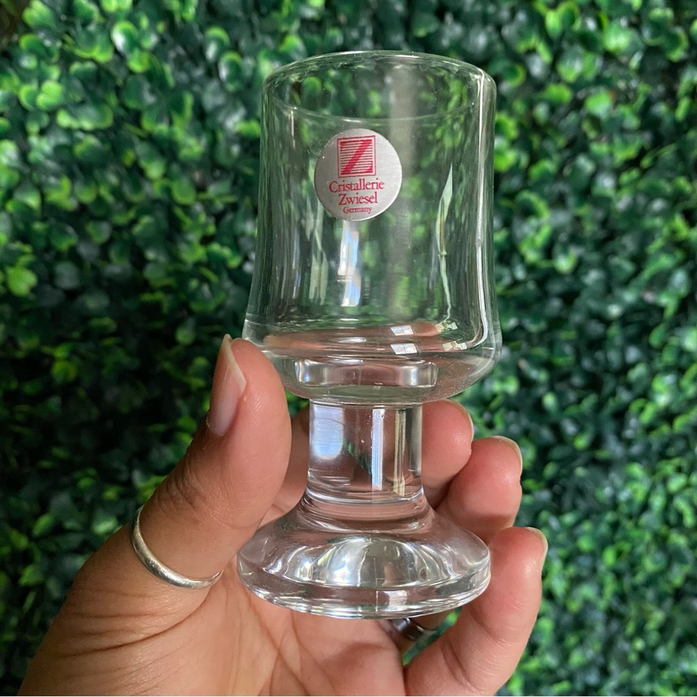 CRISTALLERIE ZWEISEL Germany crystal set of 6